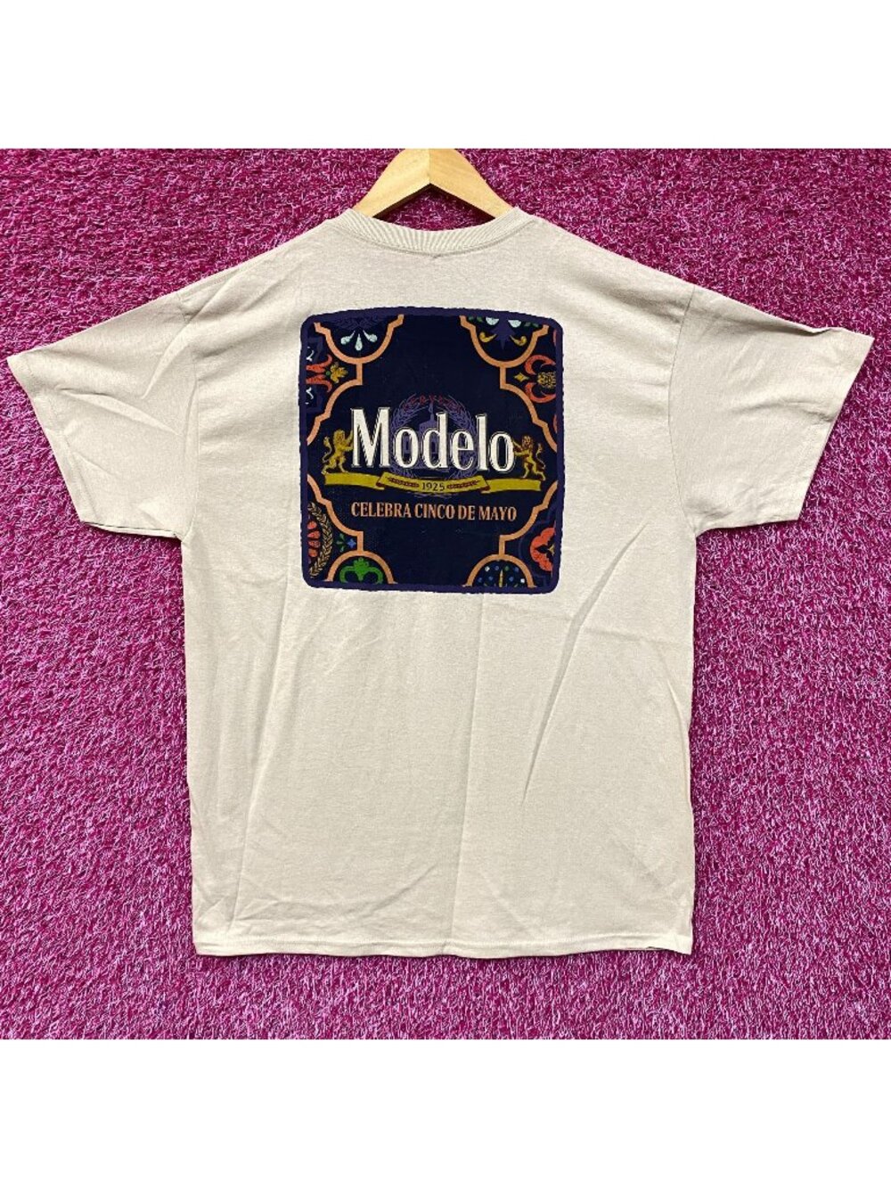 Cerveza Modelo Celebrate Cinco de Mayo Beer Promo T-Shirt L